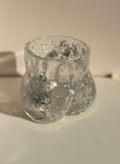 Sweet Cheeks Pot – Silver Foil Accent image 2