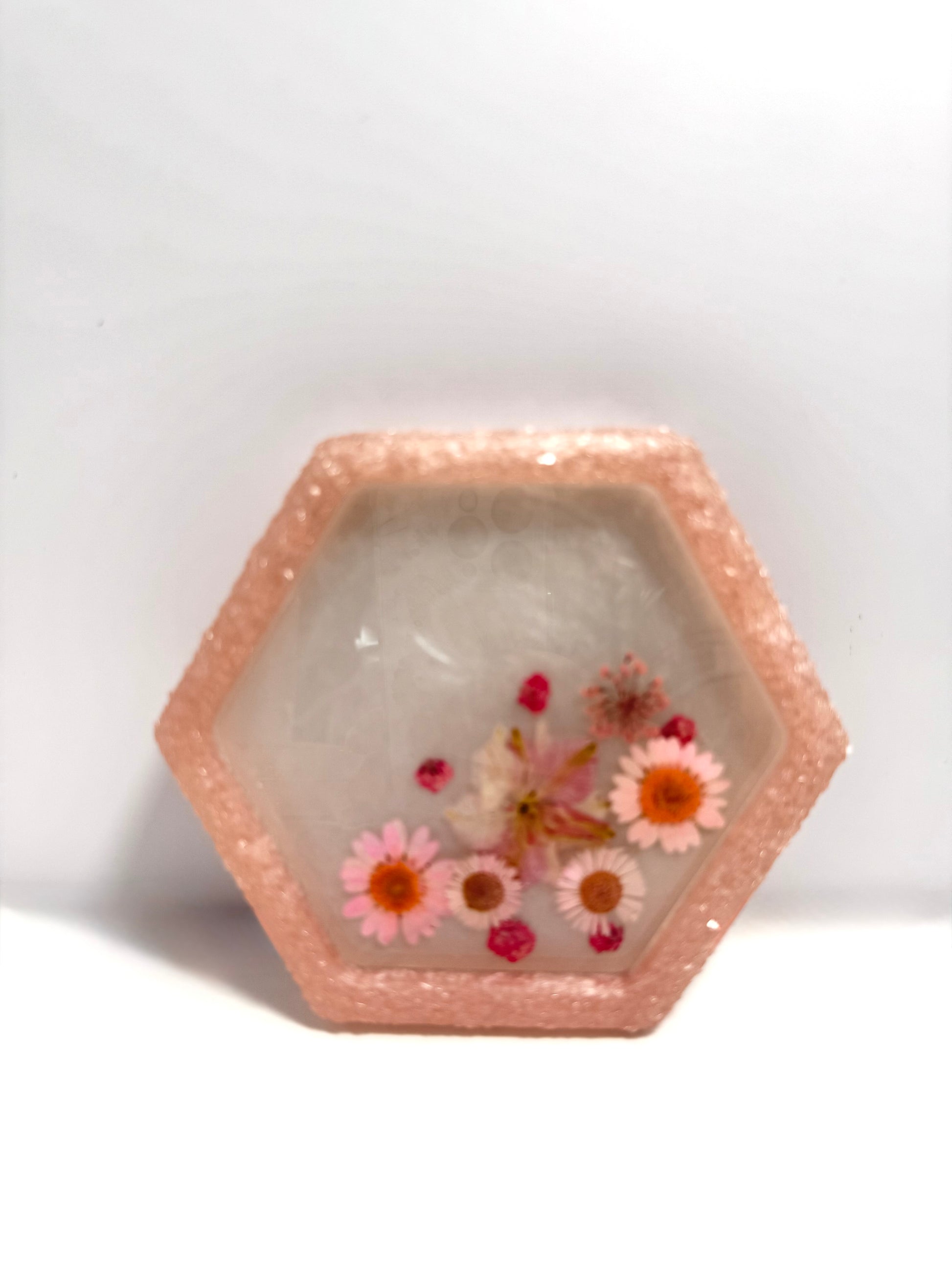 Floral Crystal Edge Jewelry Dish image 0