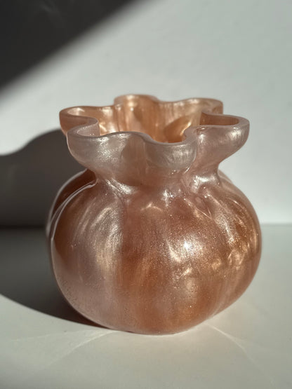 Flower Vase - Pink, Copper, & White image 4