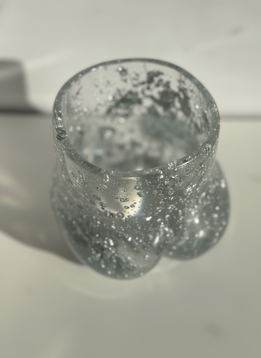 Sweet Cheeks Pot – Silver Foil Accent image 1