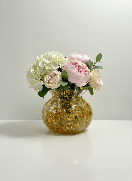Flower Vase – Gold Foil Accent image 0