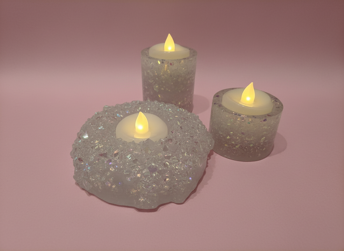 3 Piece Tea Light Holder Set image 5