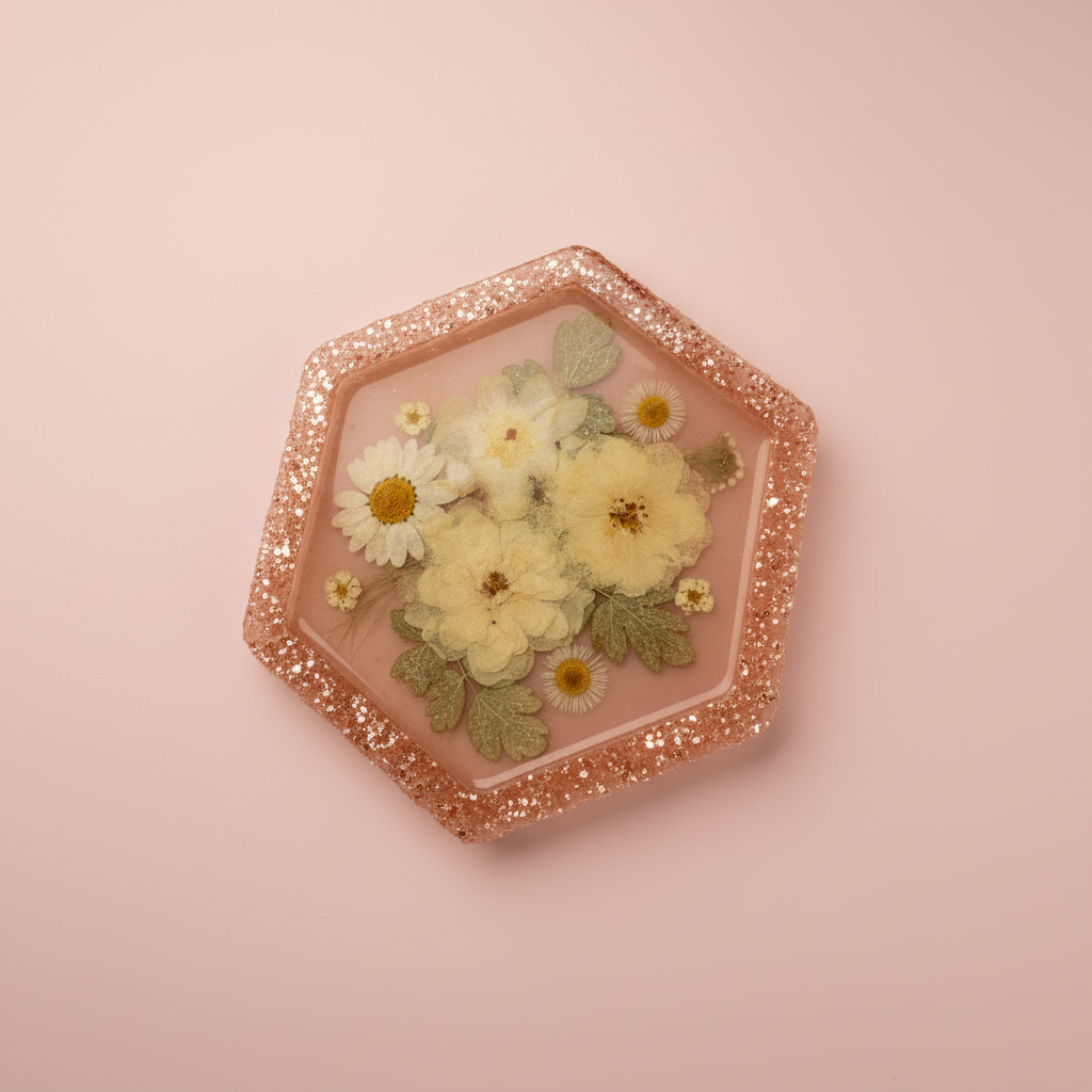 Floral Crystal Edge Jewelry Dish image 2