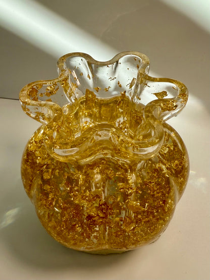 Flower Vase – Gold Foil Accent image 2