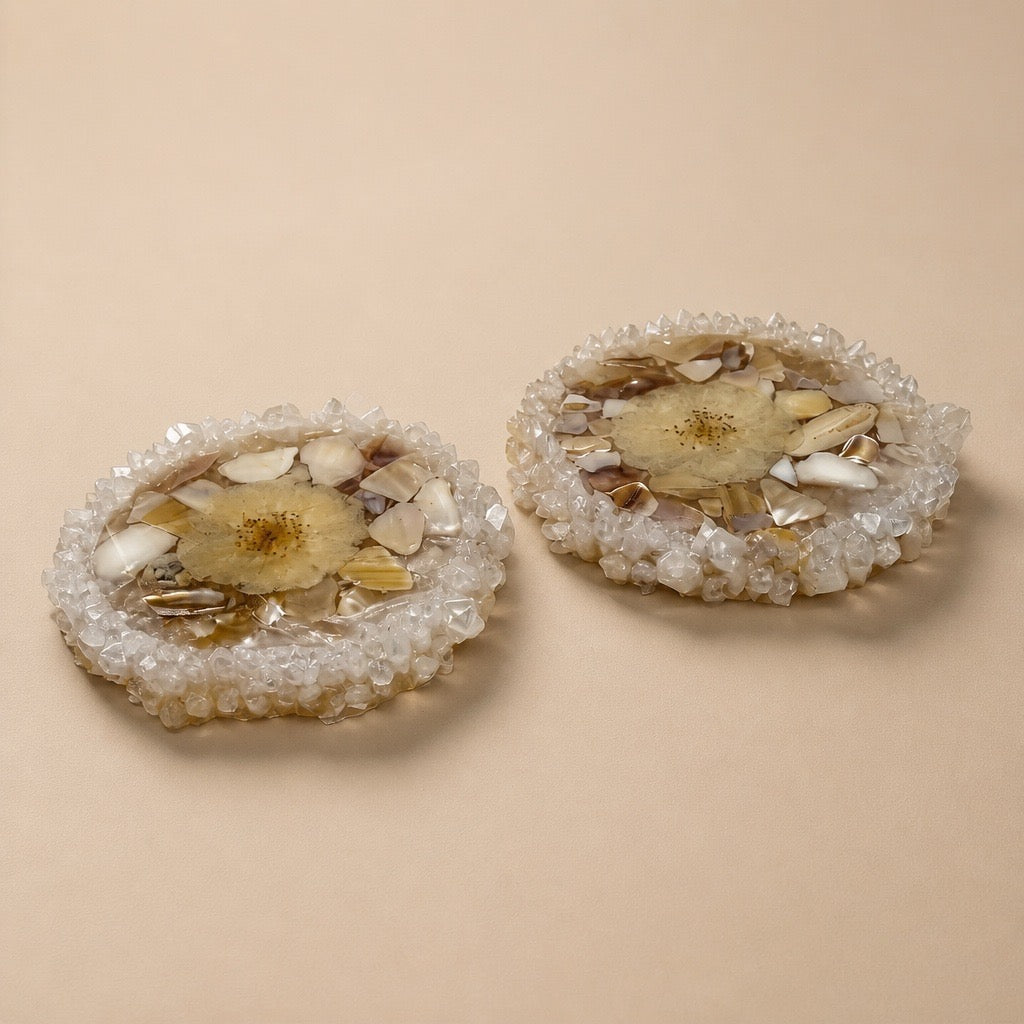 Seashell Duo Ring Trays