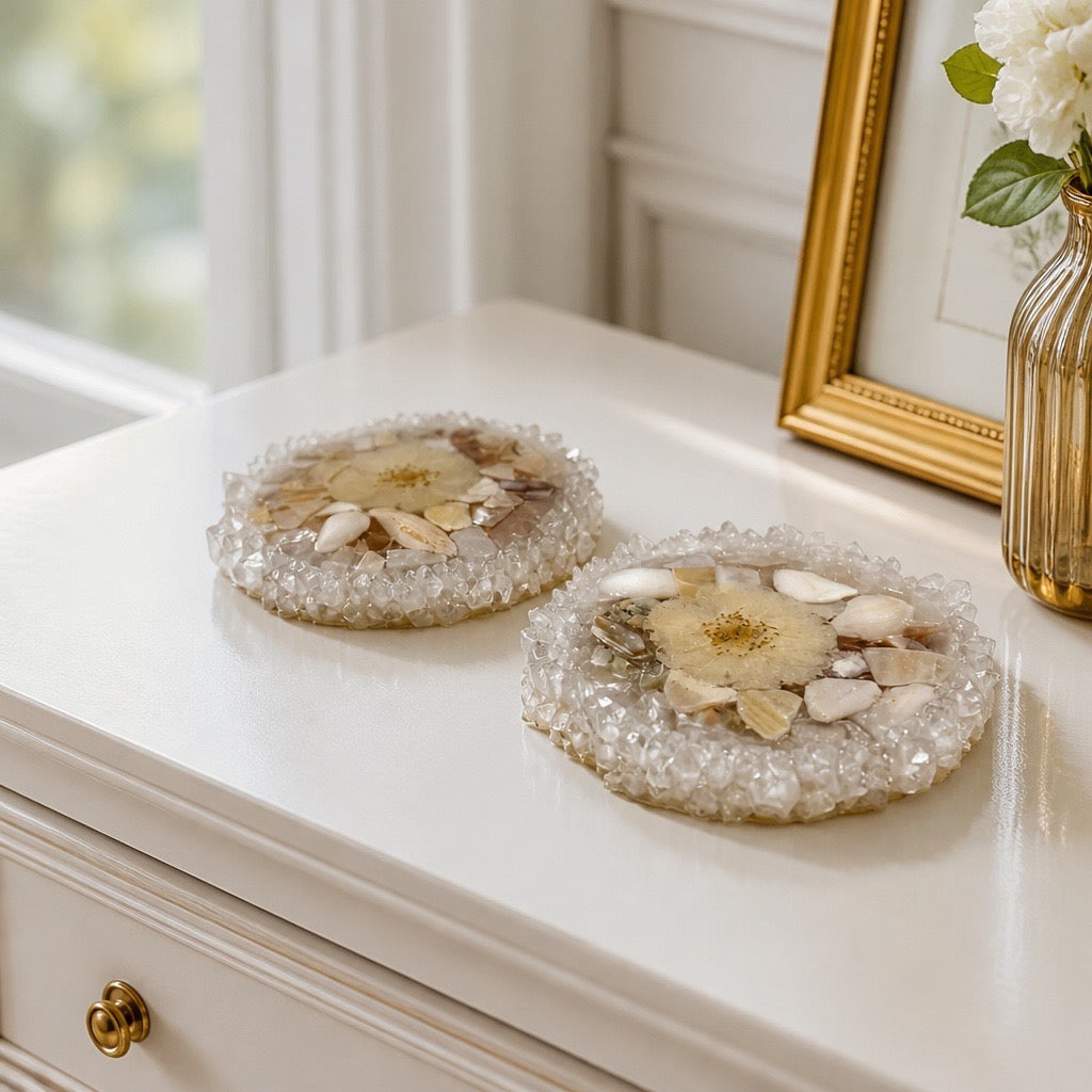 Seashell Duo Ring Trays