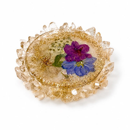 Small Serene Bloom Ring Dish | Sunlit Gold
