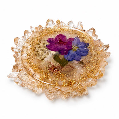 Small Serene Bloom Ring Dish | Sunlit Gold