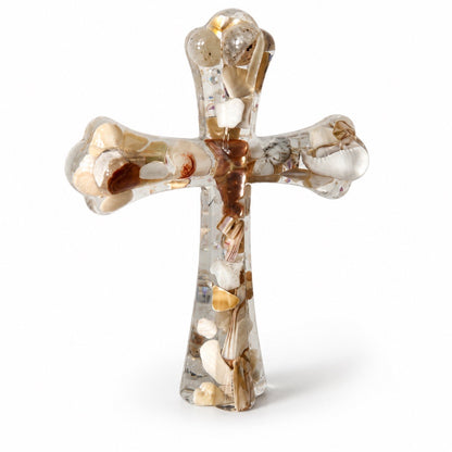Elegant Christian Cross | Coastal Ivory