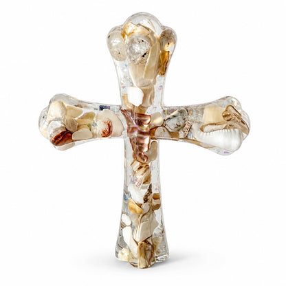 Elegant Christian Cross | Coastal Ivory