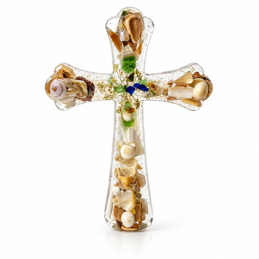Elegant Christian Cross | Ocean Prayer Cross