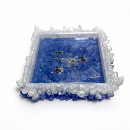 Blooming Crystal Trinket Tray | Starlit Sapphire