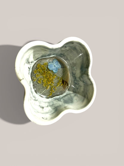 Bath Bar Essential – Botanical Inlay | Marble Smoke