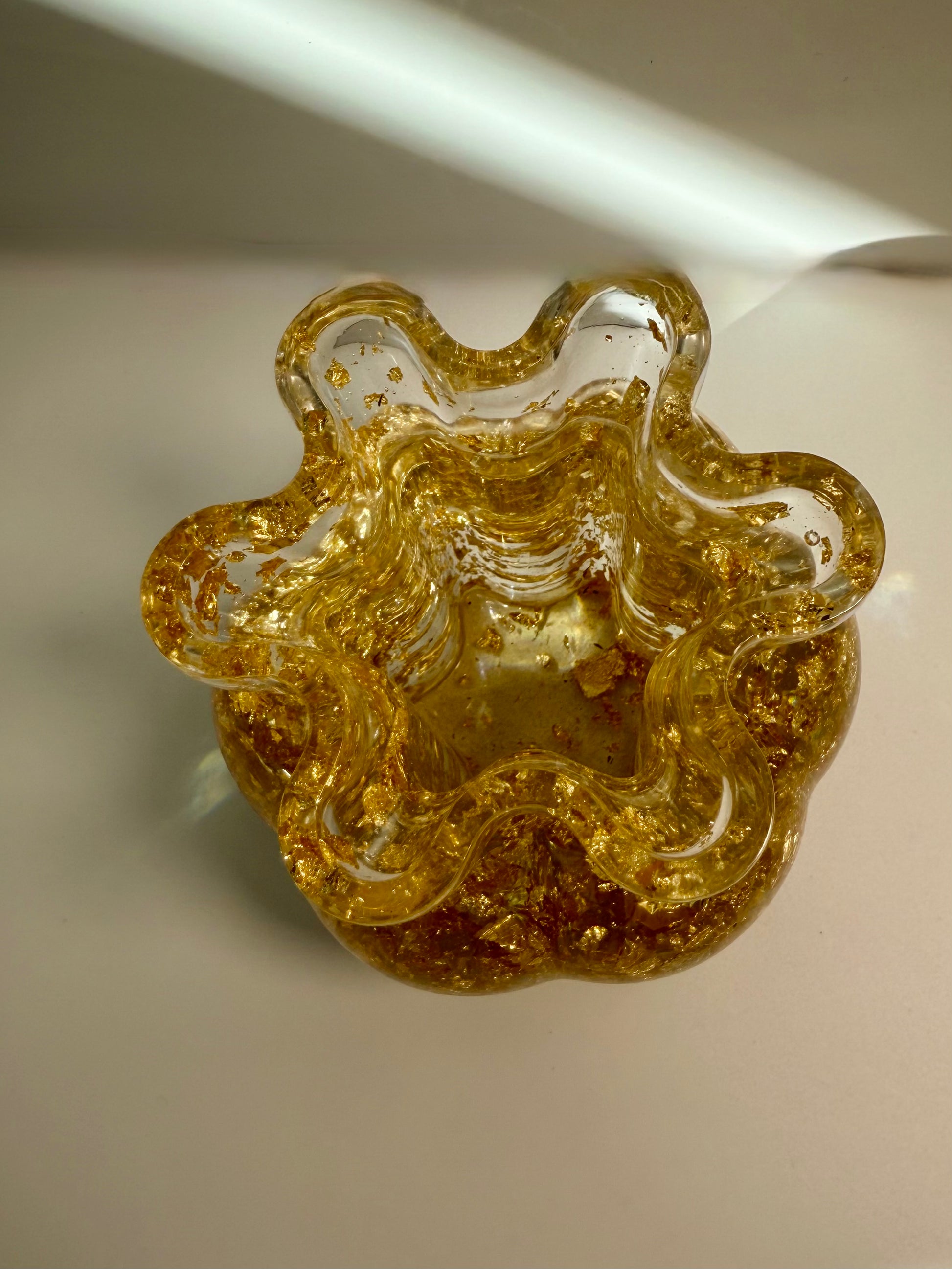 Flower Vase – Gold Foil Accent image 1