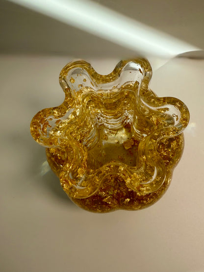 Flower Vase – Gold Foil Accent image 1