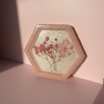 Floral Crystal Edge Jewelry Dish image 1