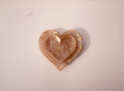 Heart Trinket Dishes - Golden Blush (Set of 2)