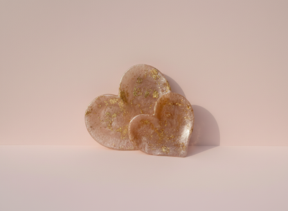 Heart Trinket Dishes - Golden Blush (Set of 2)