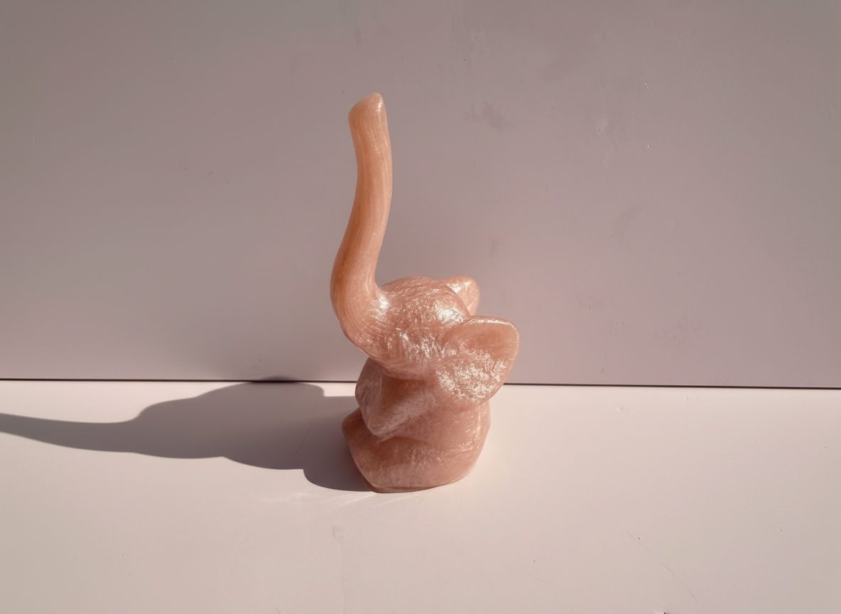 Elephant Ring Holder – Pale Pink