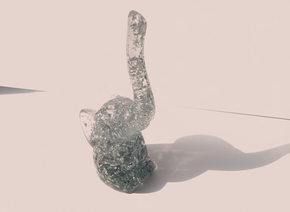 Elephant Ring Holder – Sparkly Silver