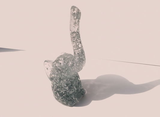 Elephant Ring Holder – Sparkly Silver